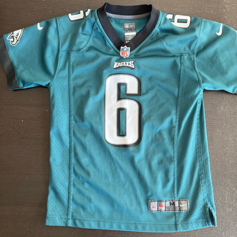 Nike Eagles Teal Jersey Smith